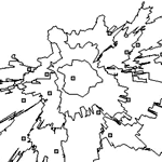 Id�teret �br�zol� torz�tott kartogram-t�rk�p (2006)