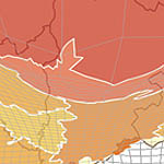 Diffuzi�s kartogram-t�rk�p Magyarorsz�gr�l