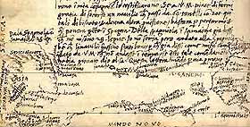 Kolumbusz Bartolomeo térképe